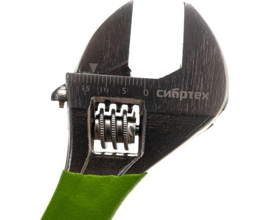 Разводной ключ СИБРТЕХ 150 мм, никелированный 15524 – изображение 3