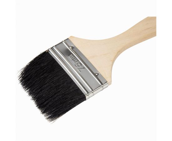 Кисть для красок и лаков на масляной основе Ocean Color натуральная щетина, 75 мм 20075 – изображение 3