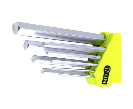 Набор шестигранных ключей On 1,5-10 мм, удлиненные, 9 шт., СR-V 04-03-006 – изображение 3