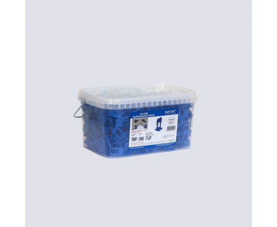 Система выравнивания плитки Клипса 800 шт, 1 мм Farton 100013 – изображение 3