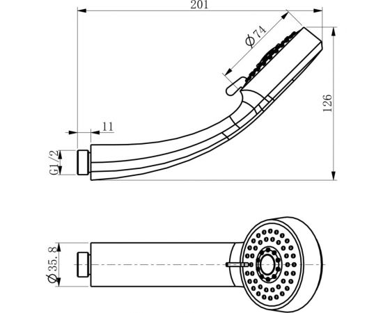Смеситель для ванны D&K DA1463201 – изображение 4