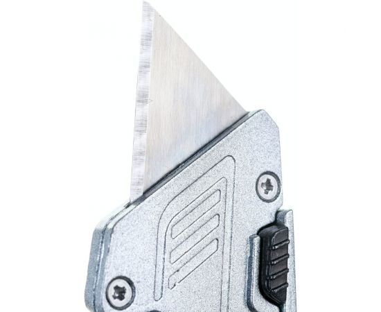 Складной нож HOEGERT TECHNIK с трапециевидным лезвием, в комплекте 3 запасных лезвия HT4C639 – изображение 4