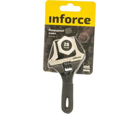 Компактный разводной ключ 120 мм Inforce 06-05-100 – изображение 4