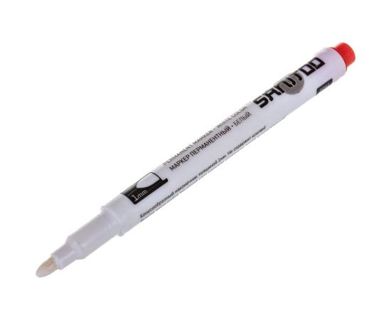 Перманентный маркер Sanitoo белый 3041 – изображение 5