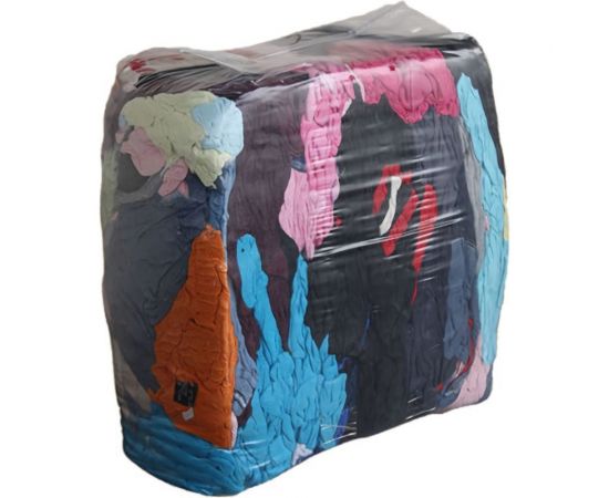 Ветошь Ресурс хлопок, цветная, 10кг 24922 