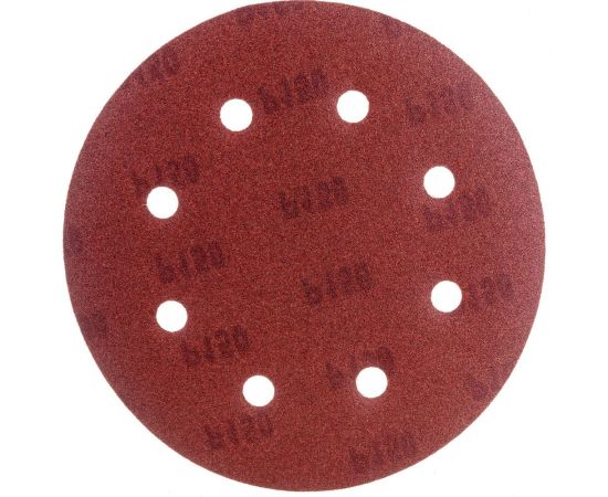 Круг шлифовальный (5 шт; 180 мм; P150; 8 отверстий) АЯ-ТЕХ 4673729815079 
