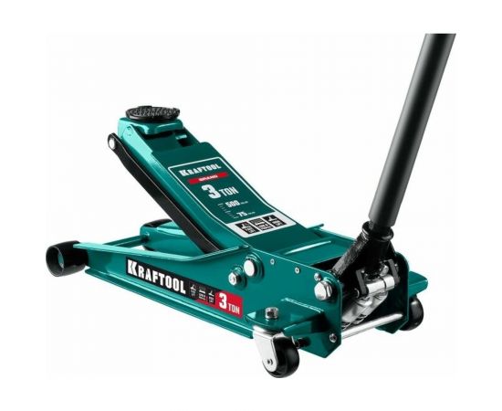 Подкатной универсальный домкрат KRAFTOOL Grand для СТО 3т, 75-500мм 43451-3 