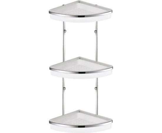 Полка OUTE угловая, настенная, 3-ярусная TL14 