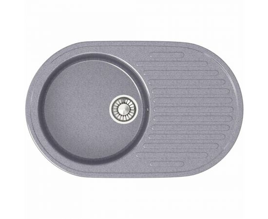 Кухонная мойка GLANZ цвет: тёмно-серый J-011-35 