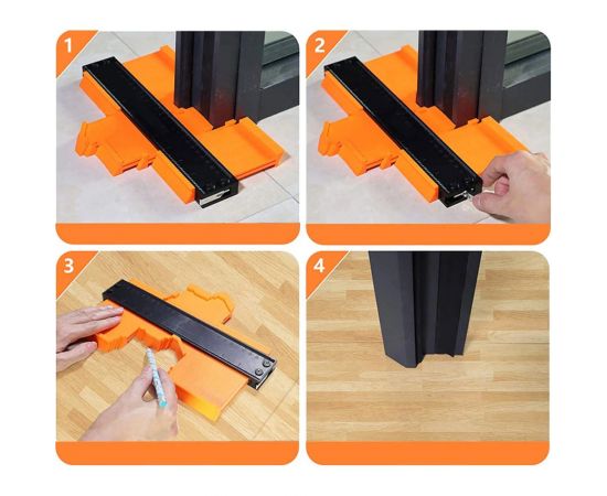 Шаблон для копирования контура WOODWORK 250x130 мм GRT-250 – изображение 2