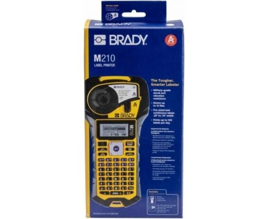 Портативный ленточный принтер-маркиратор с кириллицей с картриджем M21-750-499 BRADY M210-RUS brd152262 – изображение 2
