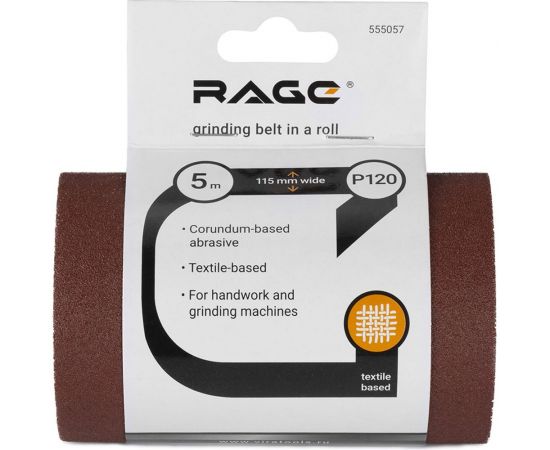 Лента шлифовальная (115 мм; 5 м; Р120) VIRA by RAGE 555057 – изображение 2
