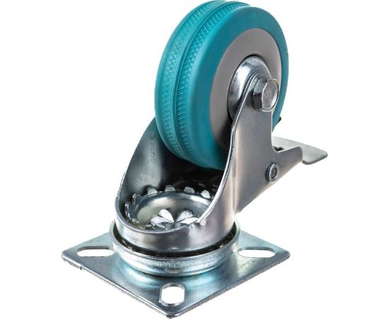 Колесо аппаратное поворотное с тормозом Longway SCgb 25 – изображение 2