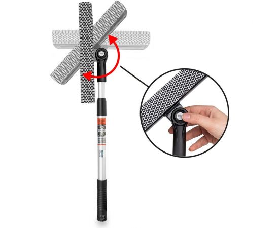 Стеклоочиститель Heyner телескоп. с двухсторонней щеткой 53-80 см 407320 – изображение 2