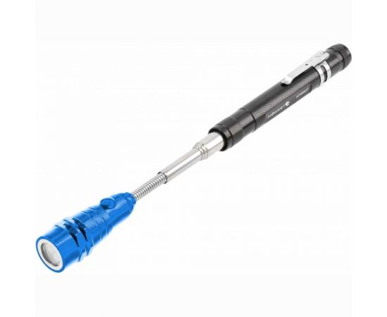 Гибкий телескопический магнитный захват HOEGERT TECHNIK со светодиодным фонариком HT4R507 – изображение 2