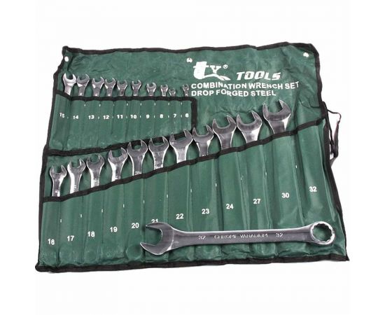 Набор накидных ключей Dreamcar зеленый, 6-32, 22 шт. DC-000-0694147 – изображение 3