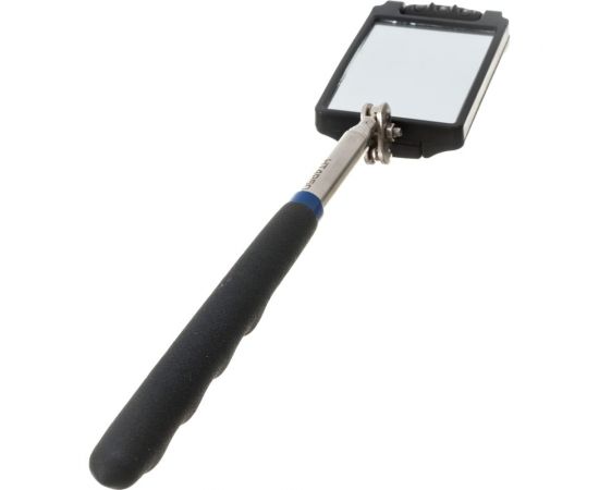 Телескопическое зеркало HOEGERT TECHNIK 50х80 мм со светодиодом, 300-880 мм HT4R504 – изображение 3