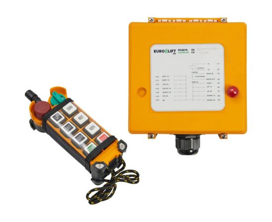 Радиоуправление EURO-LIFT F24-6D, комплект (пульт 6 кнопок, 2 скорости + приемник) 00-00004480 – изображение 3