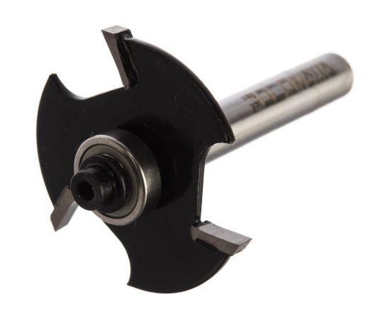 Фреза кромочная фальцевая с нижним подшипником серия 1023 (40x3x50 мм; Z3; хвостовик 8 мм) Росомаха 802312 – изображение 3