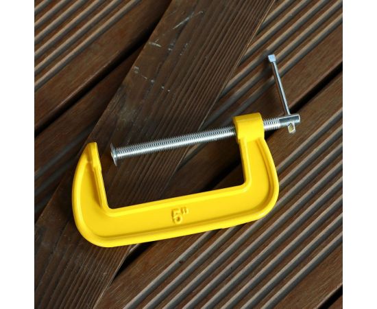 G-образная струбцина DEKO 125 мм GCL125 065-0631 – изображение 3