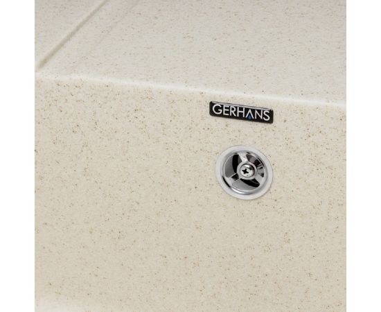 Кухонная мойка Gerhans B 27 20 БЕЖЕВЫЙ /БЕЛАРУСЬ/ 760х510 мм В27-20 – изображение 4