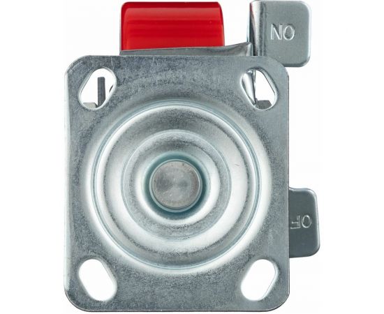 Колесо поворотное с тормозом (125 мм; игольчатый подшипник; грузоподъемность 250 кг; чугун; полиуретан) СТЕЛЛА-ТЕХНИК N29125CPUB1 – изображение 6