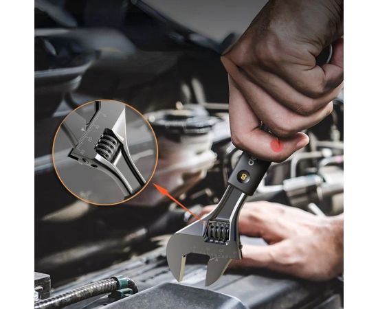 Разводной ключ DELI Home Series Black HT1508 8" 104610 – изображение 8