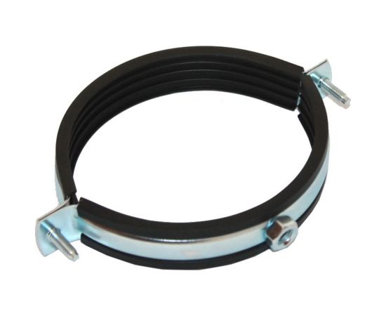 Cантехнический хомут с гайкой для труб СВК 3 1/2 М8, 98-104 SVK-Fe098М8p 