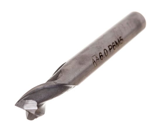 Фреза шпоночная (6х52х8 мм; Р6М5; ц/х) GRIFF a340007 