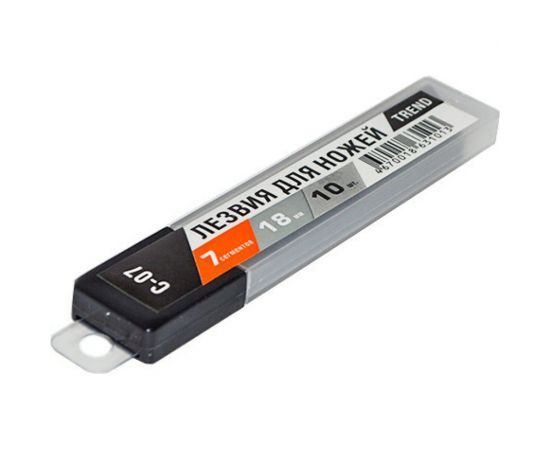 Лезвия С-07 (10 шт; 0.5х18 мм; 7 сегментов) для ножей TREND Novocraft ЛНС0720 