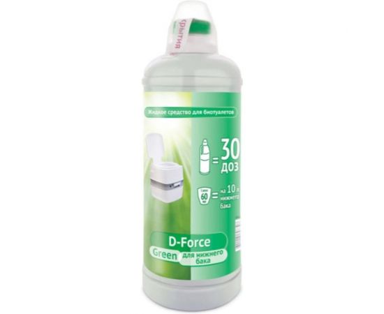Жидкое средство 1.8 л для биотуалетов D-Force Green Ваше Хозяйство 4620015698328 