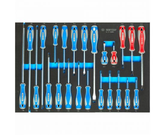 Набор отверток (ложемент, 24 предмета) KING TONY 9-31124MRV 