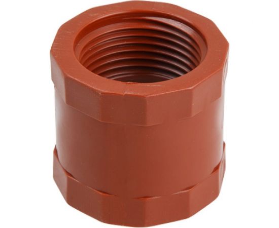 Муфта ПП с внутренней резьбой коричневая 3/4" AV Engineering AVE159013 