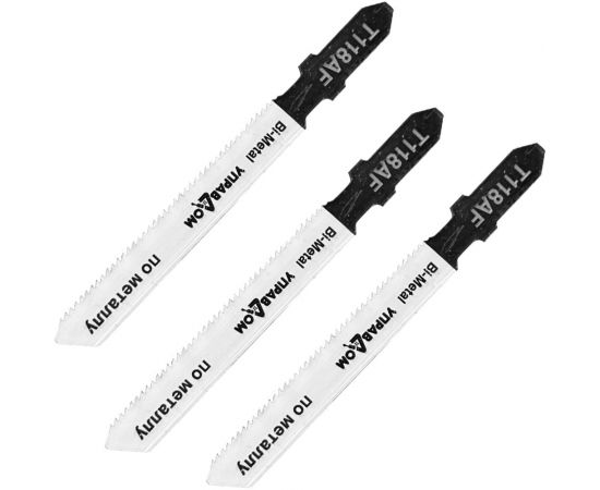 Полотна для электролобзика EU-хвостовик, тип Т118AF, 3 шт Управдом 4100002554 