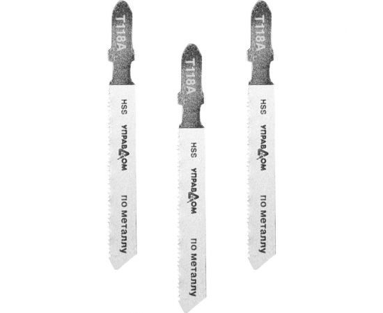 Полотна для электролобзика EU-хвостовик, тип Т118A, 3 шт Управдом 4100002553 
