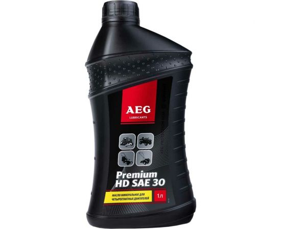 Масло четырехтактное минеральное Premium (1 л; HD SAE 30; API SJ/CF) AEG Lubricants 30627 