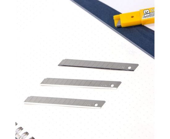 Сменные лезвия для ножа DL-DP092 9 мм, 10 шт DELI 98402 – изображение 2