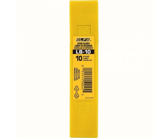 Сегментированное лезвие OLFA 18 мм, 10 шт, в боксе OL-LB-10 – изображение 2