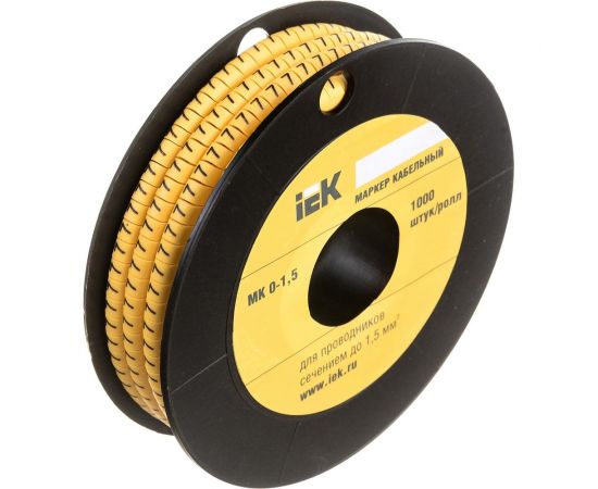 Маркировочное кольцо IEK 0-1.5мм, 7, МК, 1000шт/ролл UMK00-7 – изображение 2