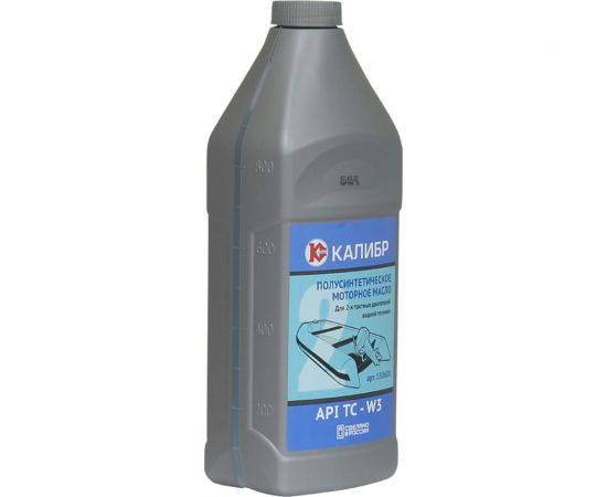 Масло моторное для 2-х тактных двигателей API TC-W3, п/с, 1 л Калибр 00000077609 – изображение 2