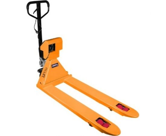 Гидравлическая тележка с весами PROLIFT CW30, грузоподъемность 3000 кг, 1150х555 мм, колеса полиуретан CW 30 – изображение 2