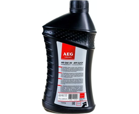 Масло четырехтактное минеральное Premium (1 л; HD SAE 30; API SJ/CF) AEG Lubricants 30627 – изображение 3