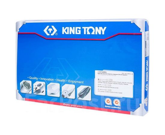 Набор отверток (ложемент, 24 предмета) KING TONY 9-31124MRV – изображение 3