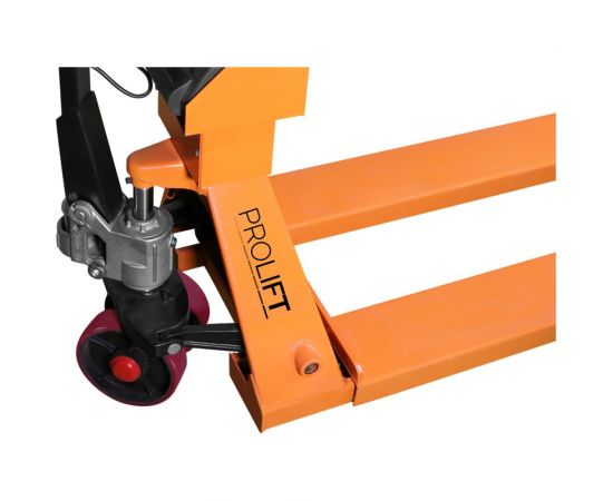 Гидравлическая тележка с весами PROLIFT CW30, грузоподъемность 3000 кг, 1150х555 мм, колеса полиуретан CW 30 – изображение 3