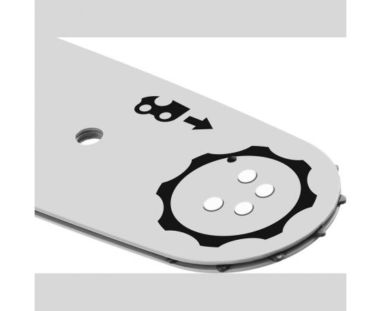 Шина ЗУБР тип 5, шаг 0.325"", паз 1.5 мм, 40 см 70205-40 – изображение 3