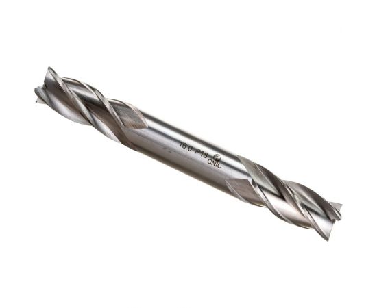 Набор фрез концевых 2-х сторонних по металлу из 6 шт, 10,12,14,16,18,20 мм, Z=4, Р18 CNIC 53668 – изображение 3