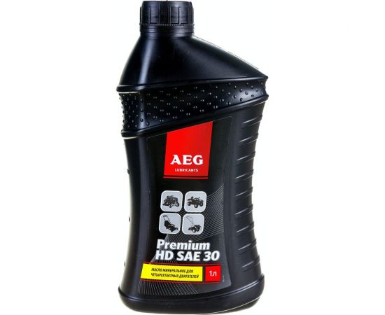 Масло четырехтактное минеральное Premium (1 л; HD SAE 30; API SJ/CF) AEG Lubricants 30627 – изображение 4