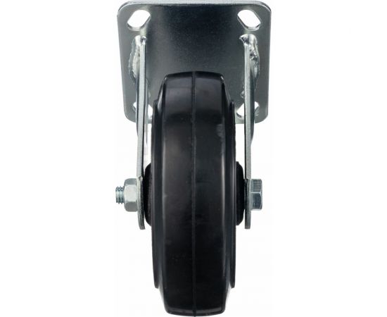 Колесо неповоротное (150 мм; игольчатый подшипник; грузоподъемность 220 кг; чугун; резина) СТЕЛЛА-ТЕХНИК N29150F – изображение 4