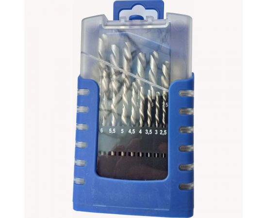Набор сверл 1-10 мм, 19 шт, HSS Co5, левые ФТ 103006 