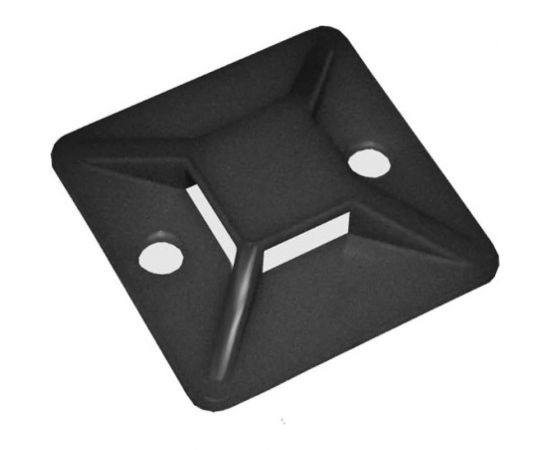 Нейлоновые площадки Grisard Electric 20x20 мм, черные, 100 шт./уп. GRE-010-1006 